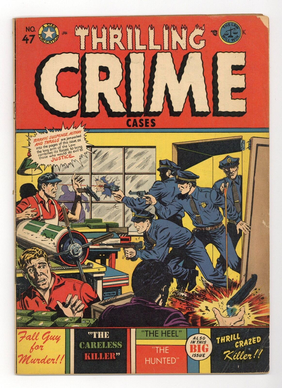 Thrilling Crime Cases #47 GD/VG 3.0 1951