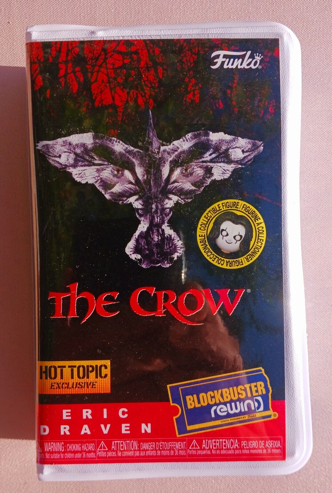 Funko x Blockbuster Rewind The Crow  Eric Draven Hot Topic Exclusive Common