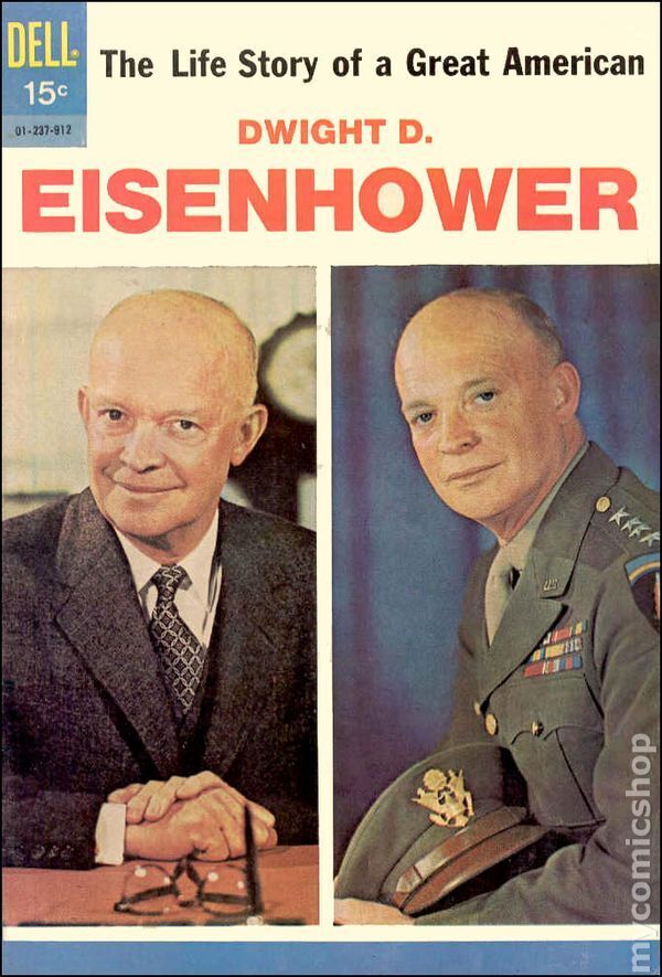 Dwight D. Eisenhower #1 VG 1969 Stock Image Low Grade