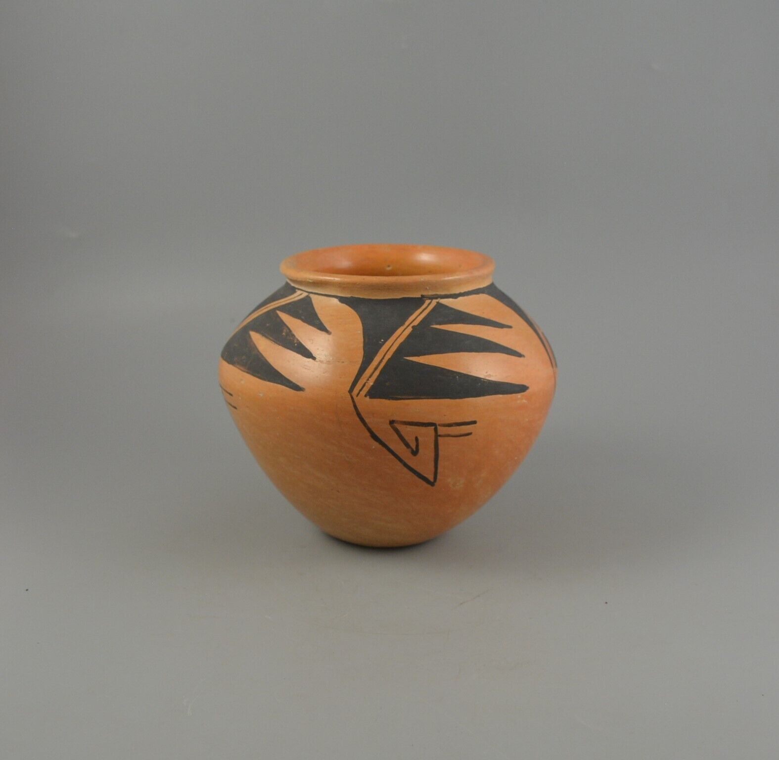 Vintage Hopi Indian Olla Pot -  Signed Talas, Polacca Ariz.