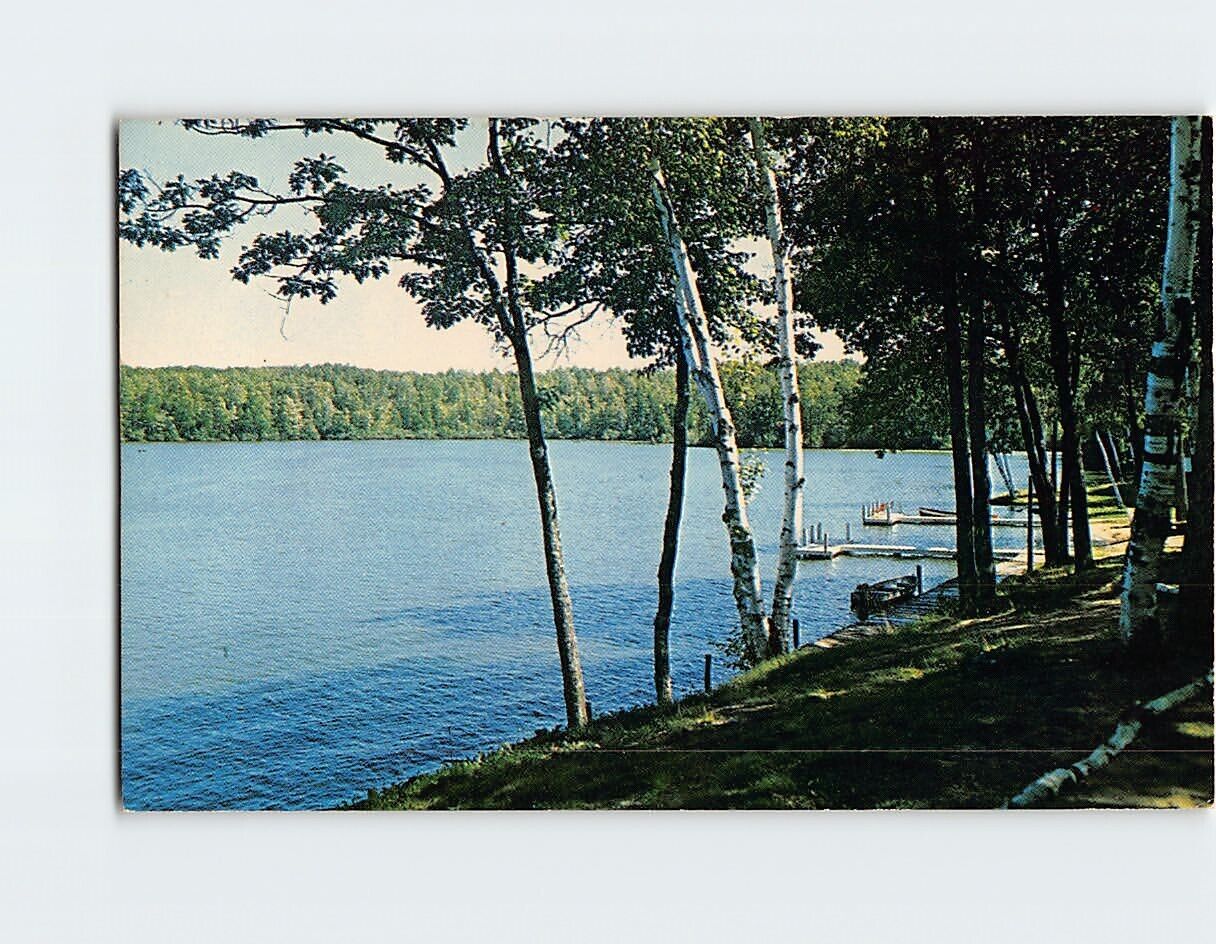 Postcard Beautiful Lake Scene