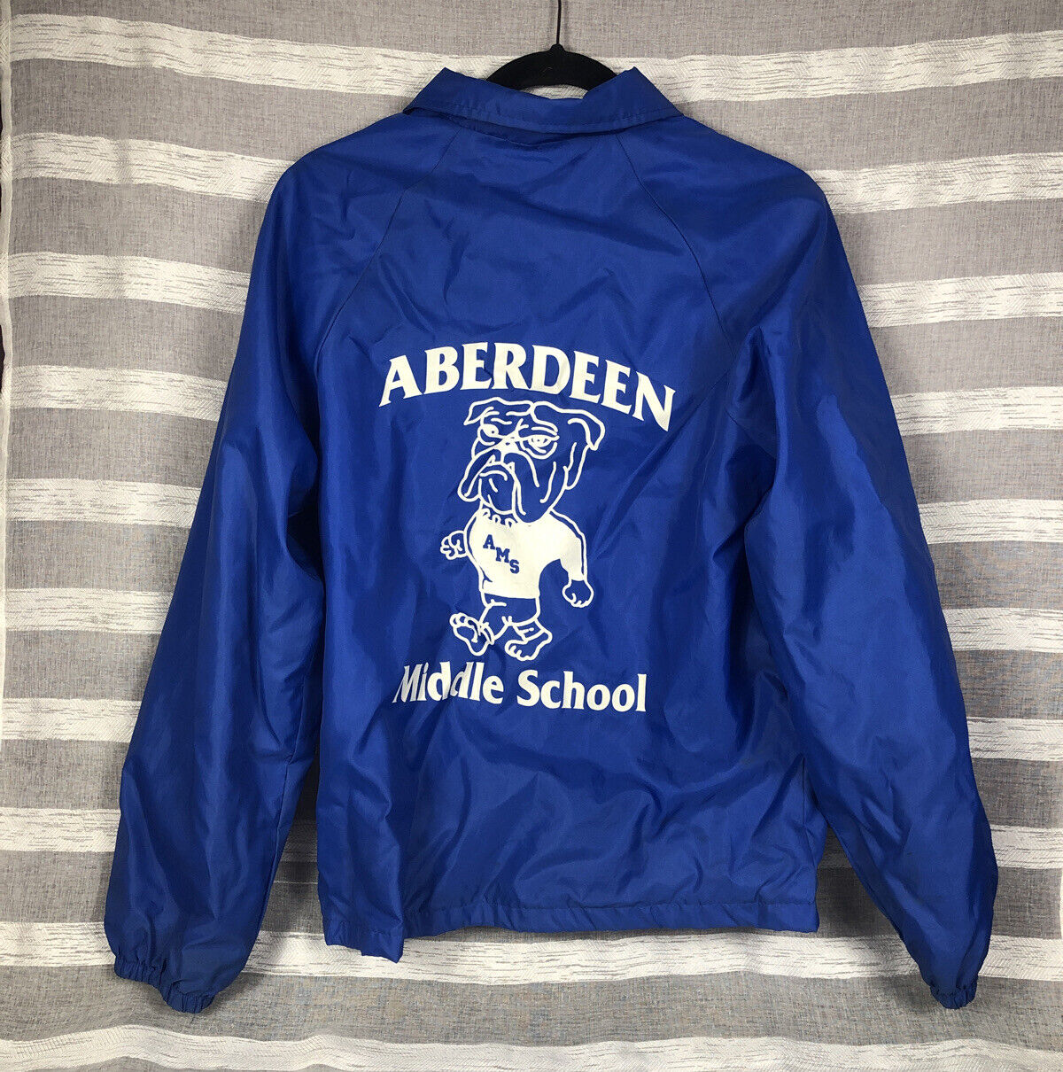 Vintage Aberdeen Bulldogs Jacket Size Small Middle Aberdeen Mississippi 1970s 