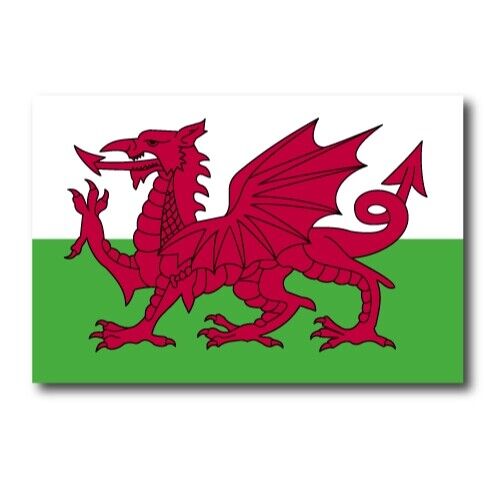 Wales Welsh Flag Car Magnet Decal - 4 x 6 Heavy Duty for Car Truck SUV
