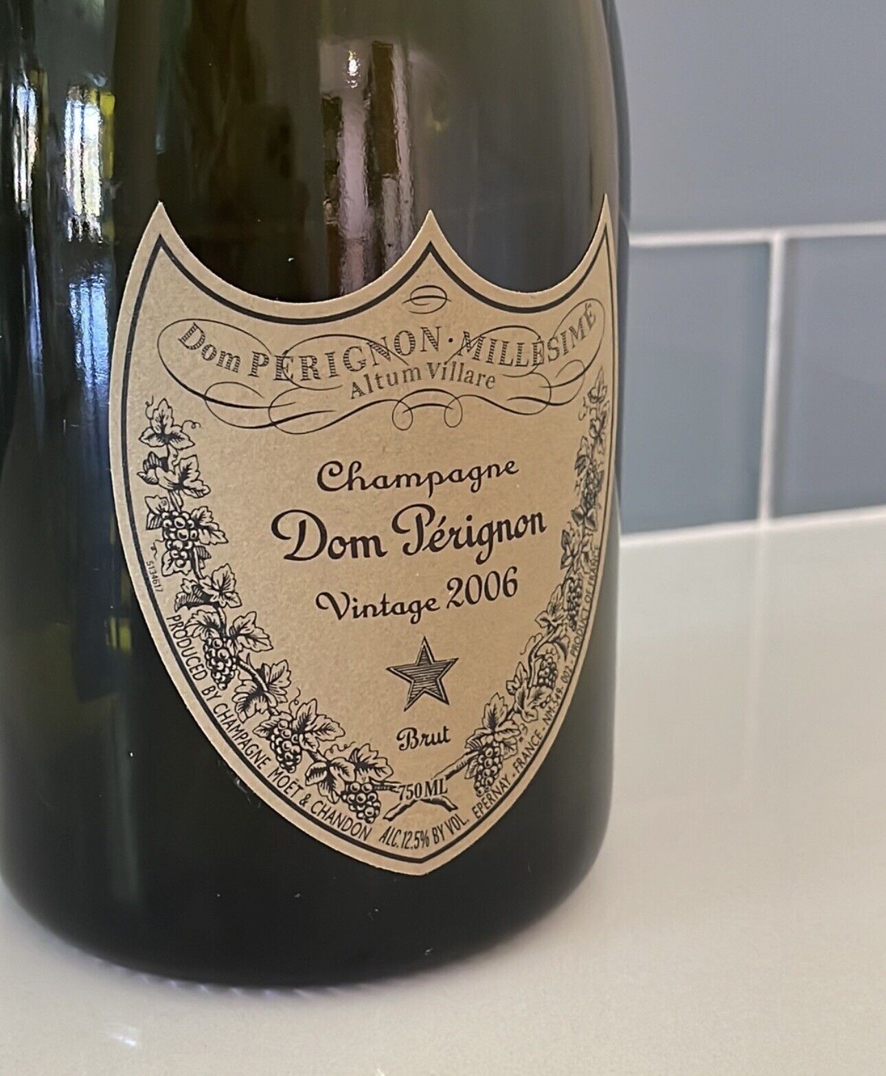2006 Vintage Dom Perignon by Moet & Chandon Champagne EMPTY BOTTLE Collectible
