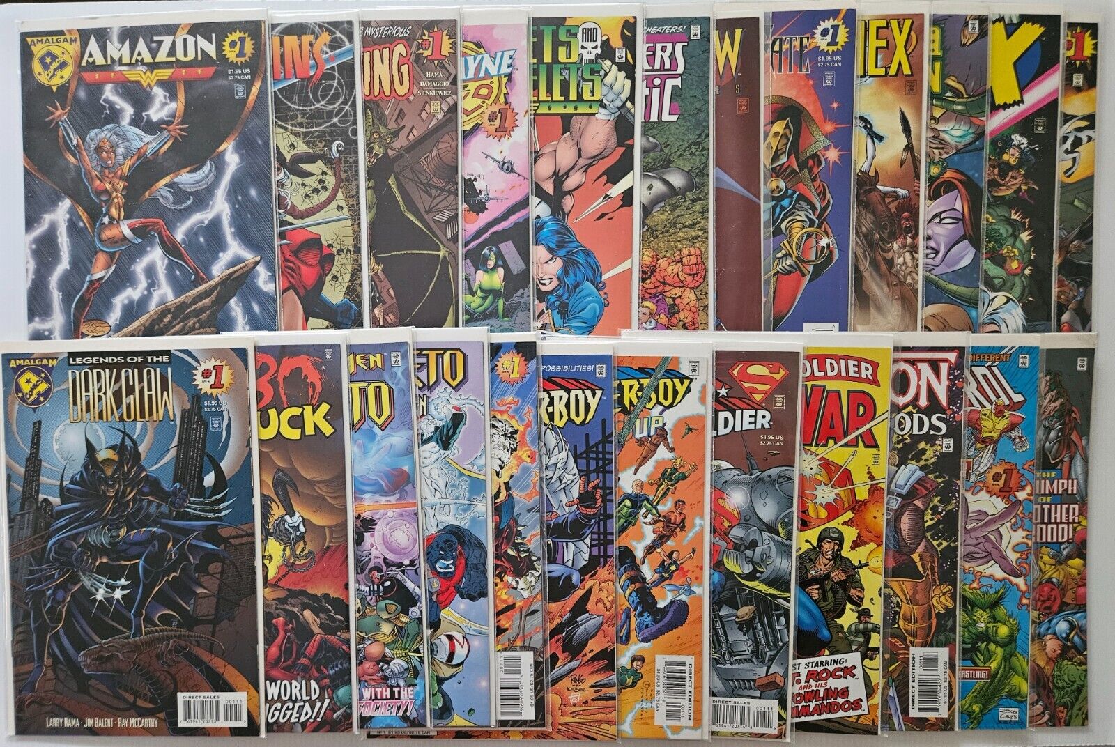 Amalgam Collection FULL RUN (1996-97) DC/Marvel Crossovers 24 Titles John Byrne