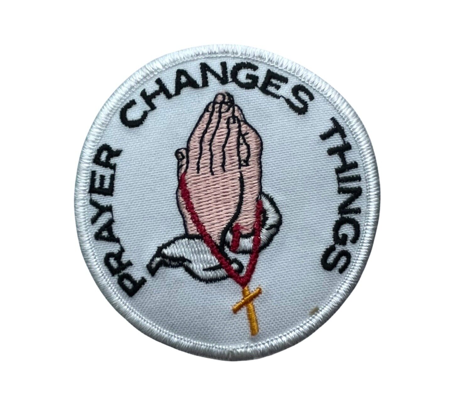 Prayer Changes Things Hands Rosary PPM F6D19N