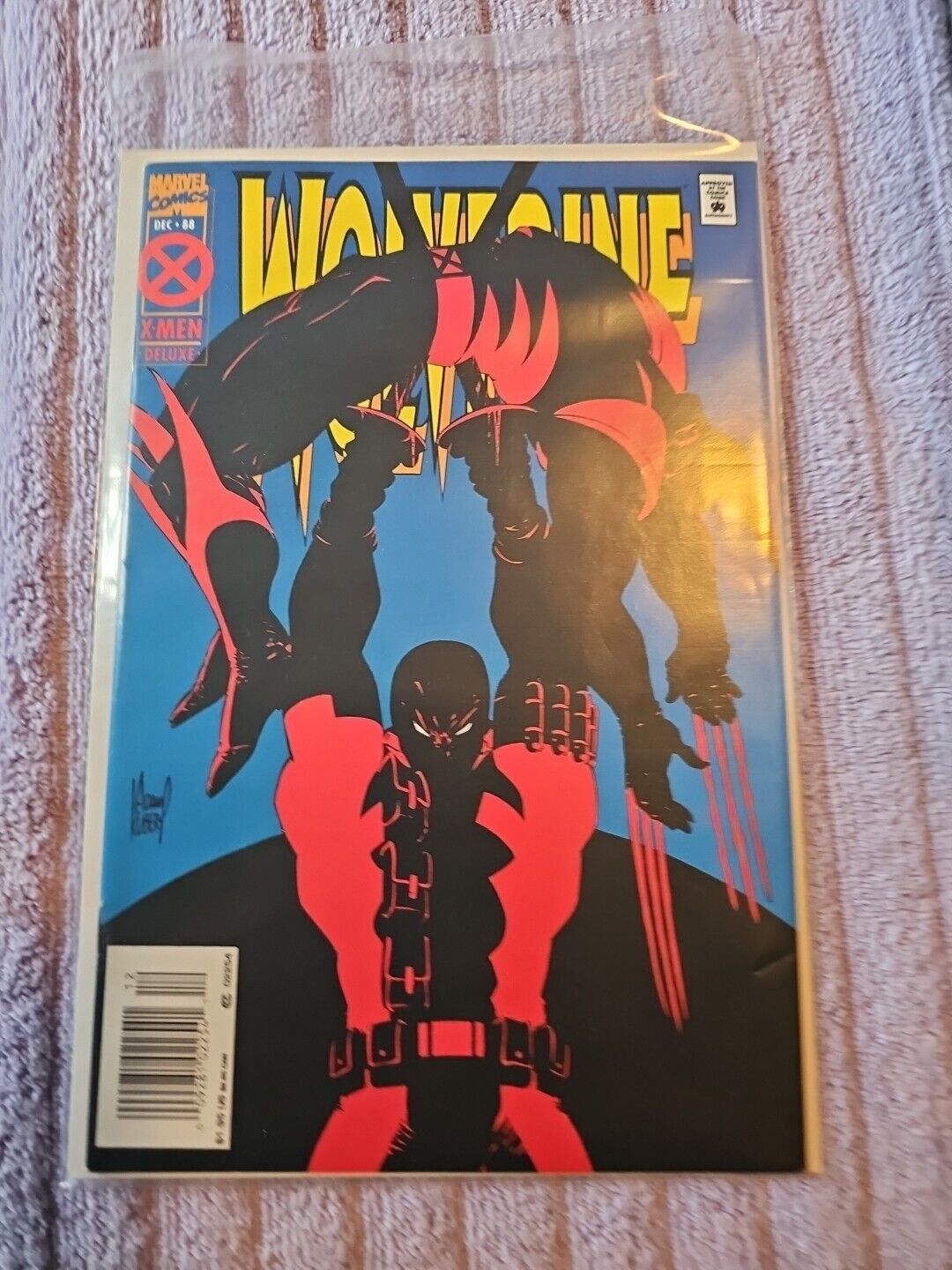 Wolverine #88 Newsstand 1994 First battle of Wolverine and Deadpool VG