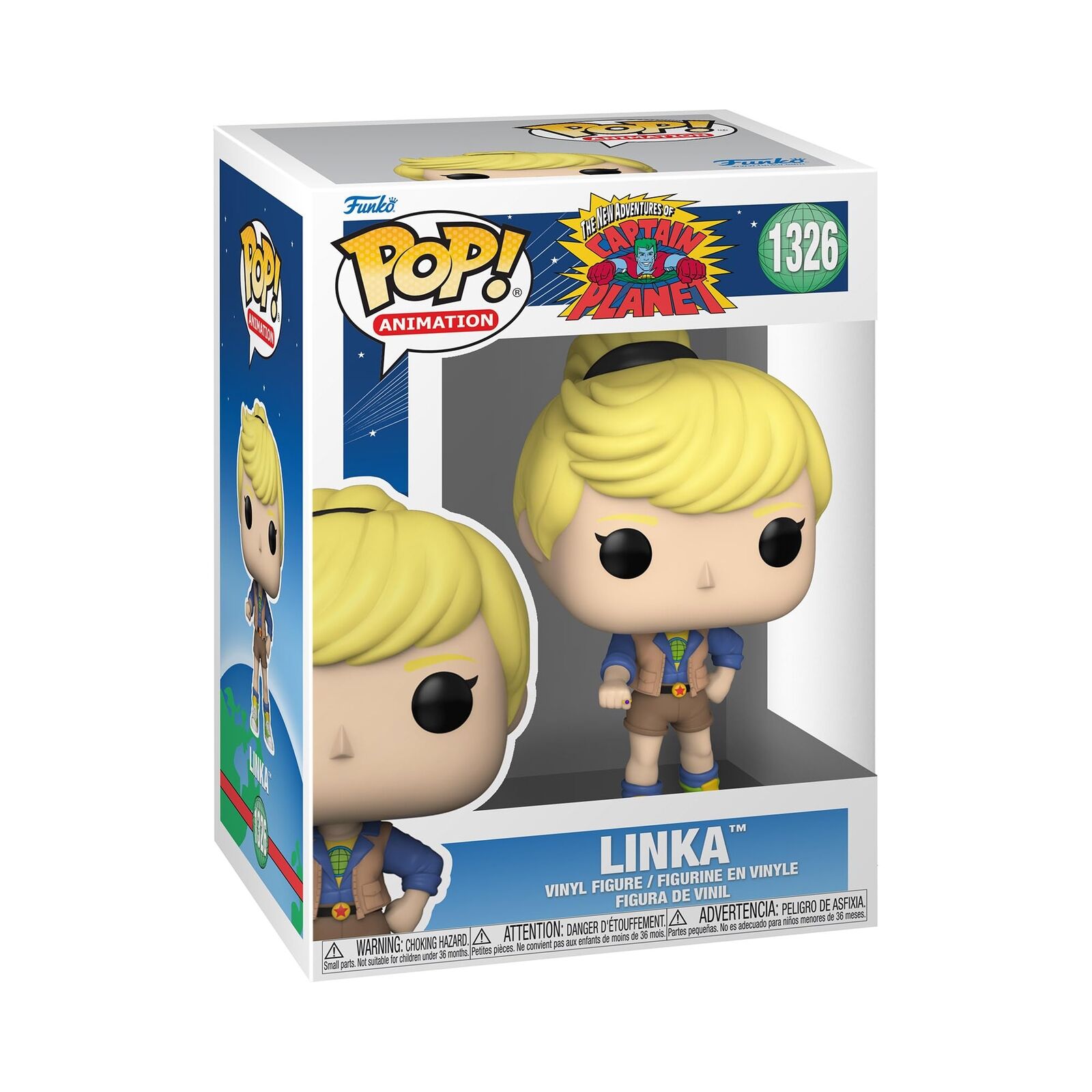Funko POP Animation: Captain Planet - Linka - Captain Planet and the Planeteers