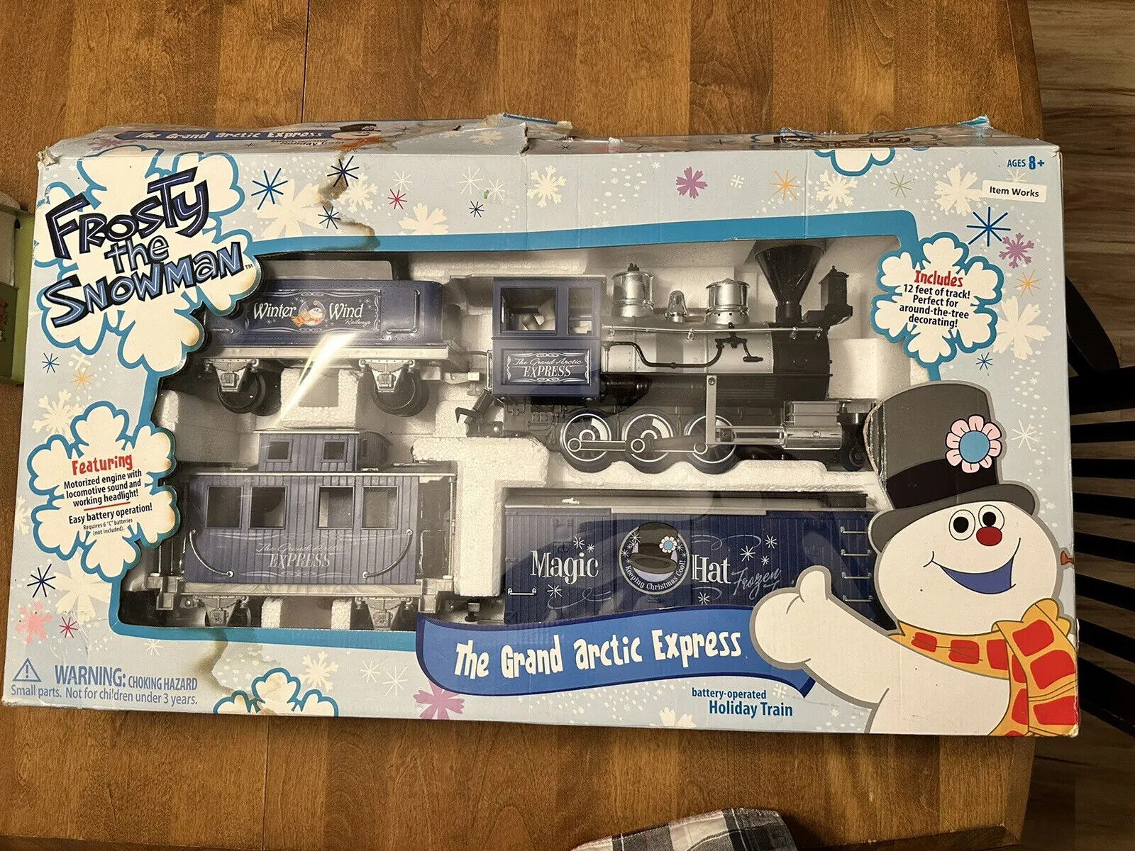 2007 Frosty the Snowman Grand Arctic Express Train With Frosty Snowman READ