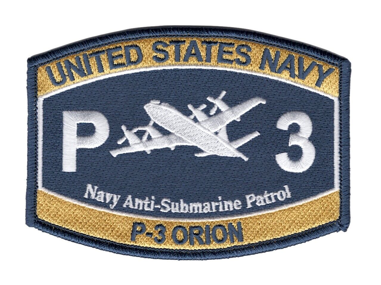 Aviation Rating P-3 Orion Navy Anti-Submarine Patrol Patch Rating