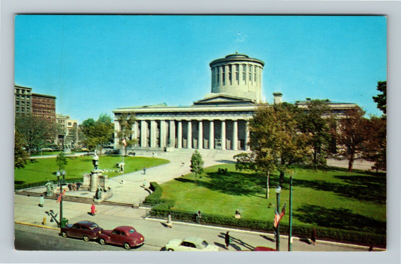 Columbus OH-Ohio Ohio State Capital Building William Mckinley Vintage Postcard