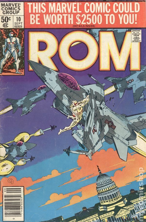 ROM #10 VG 1980 Stock Image Low Grade