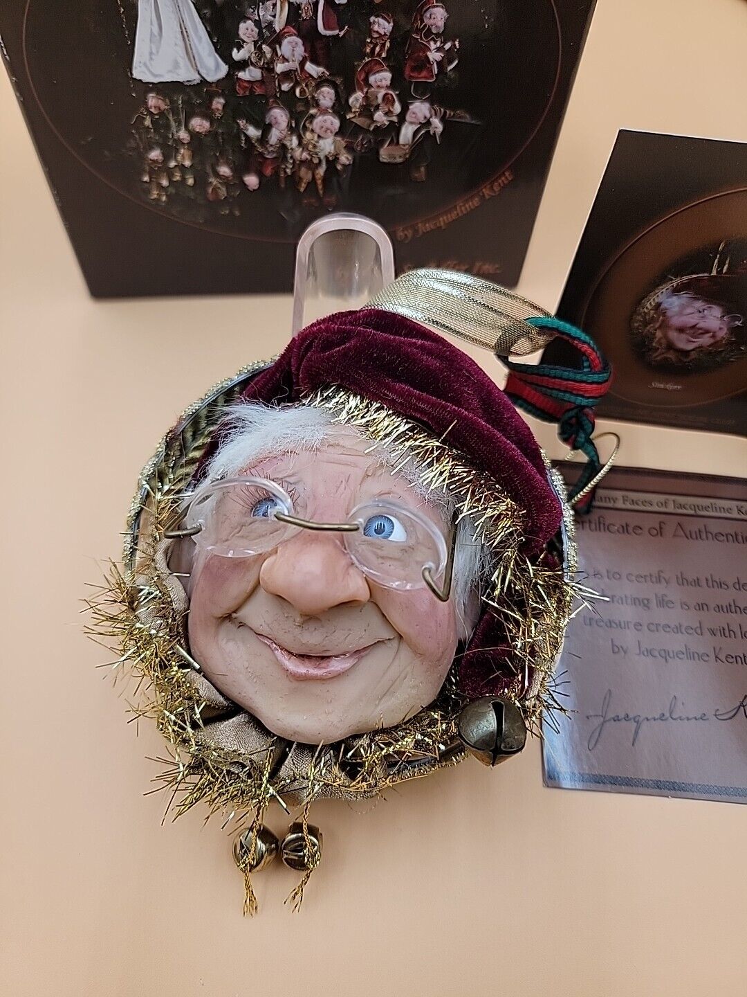 Jacqueline Kents Elderly Elves Of Adler Snickers Christmas Ornament Kurt Adler
