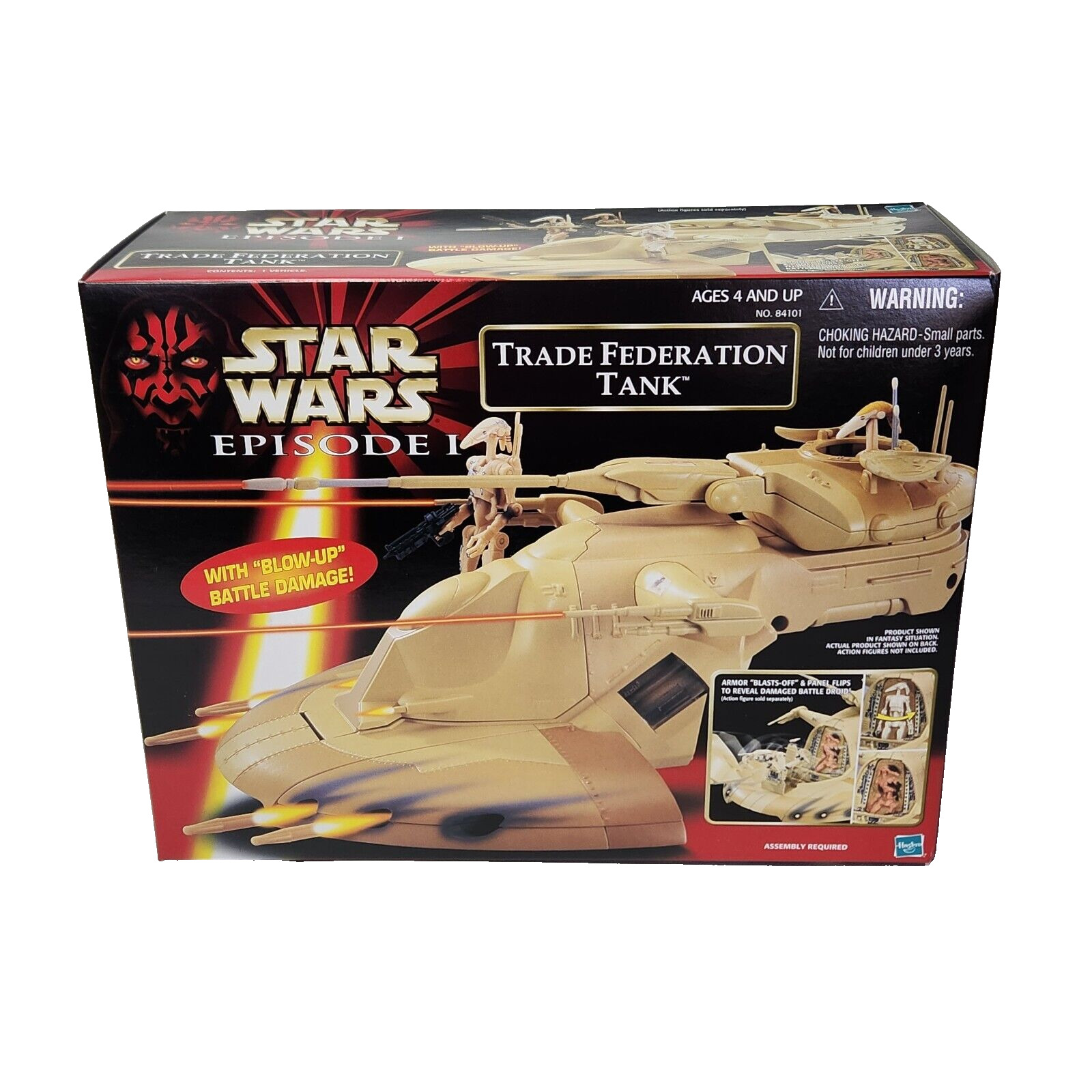 VINTAGE 1999 STAR WARS EPISODE 1 TRADE FEDERATION TANK NEW IN BOX VEHICLE