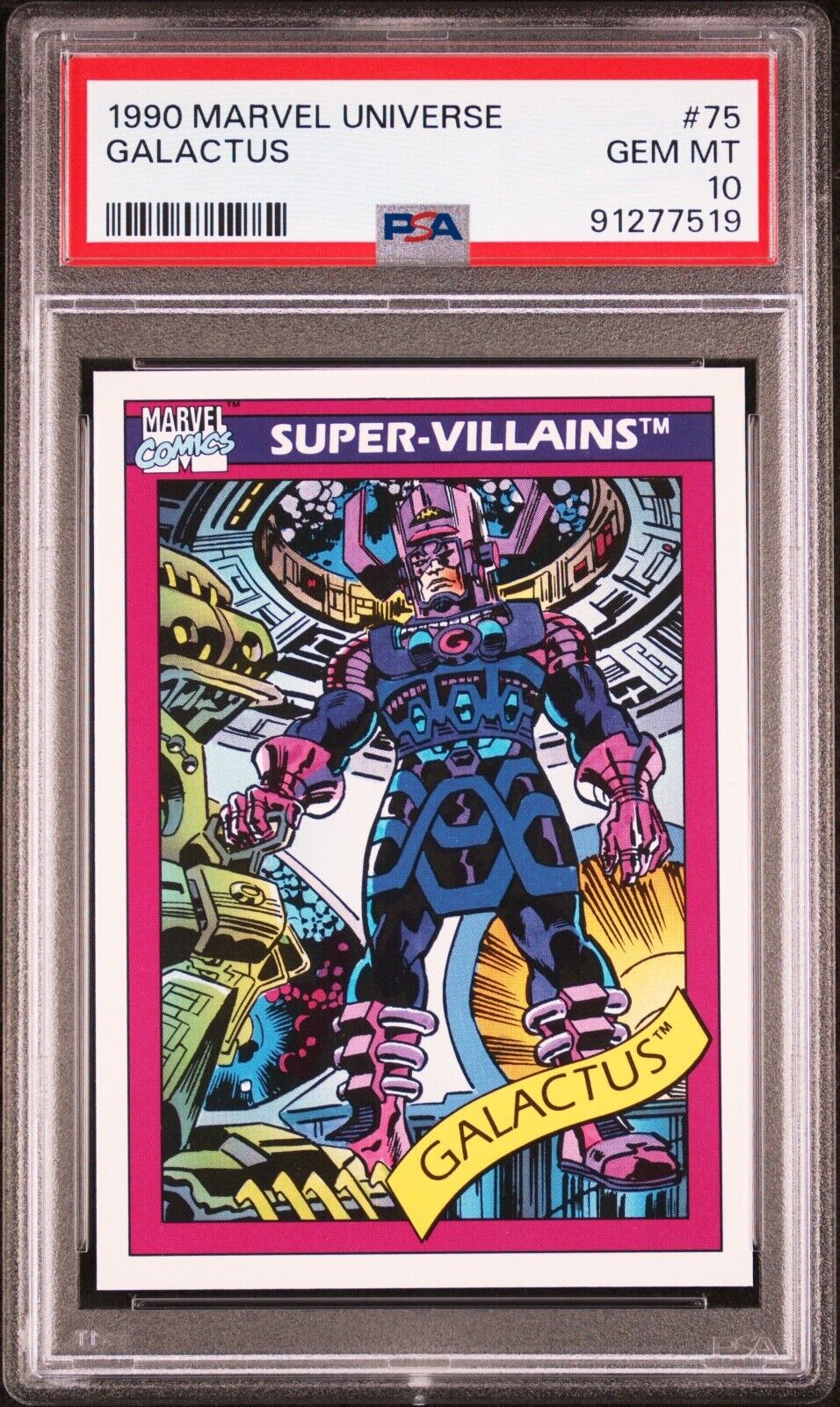 1990 Marvel Universe #75 Galactus Impel PSA 10 GEM MINT💎 Rare - Recently graded