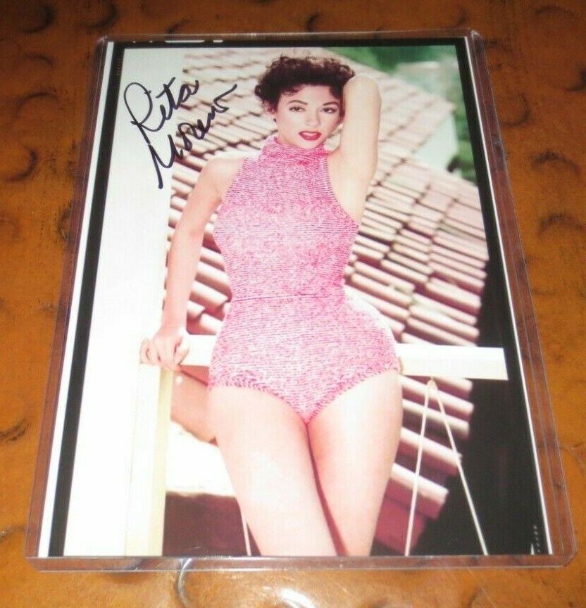 Rita Moreno signed autographed photo West Side Story Emmy Oscar Grammy Tony 