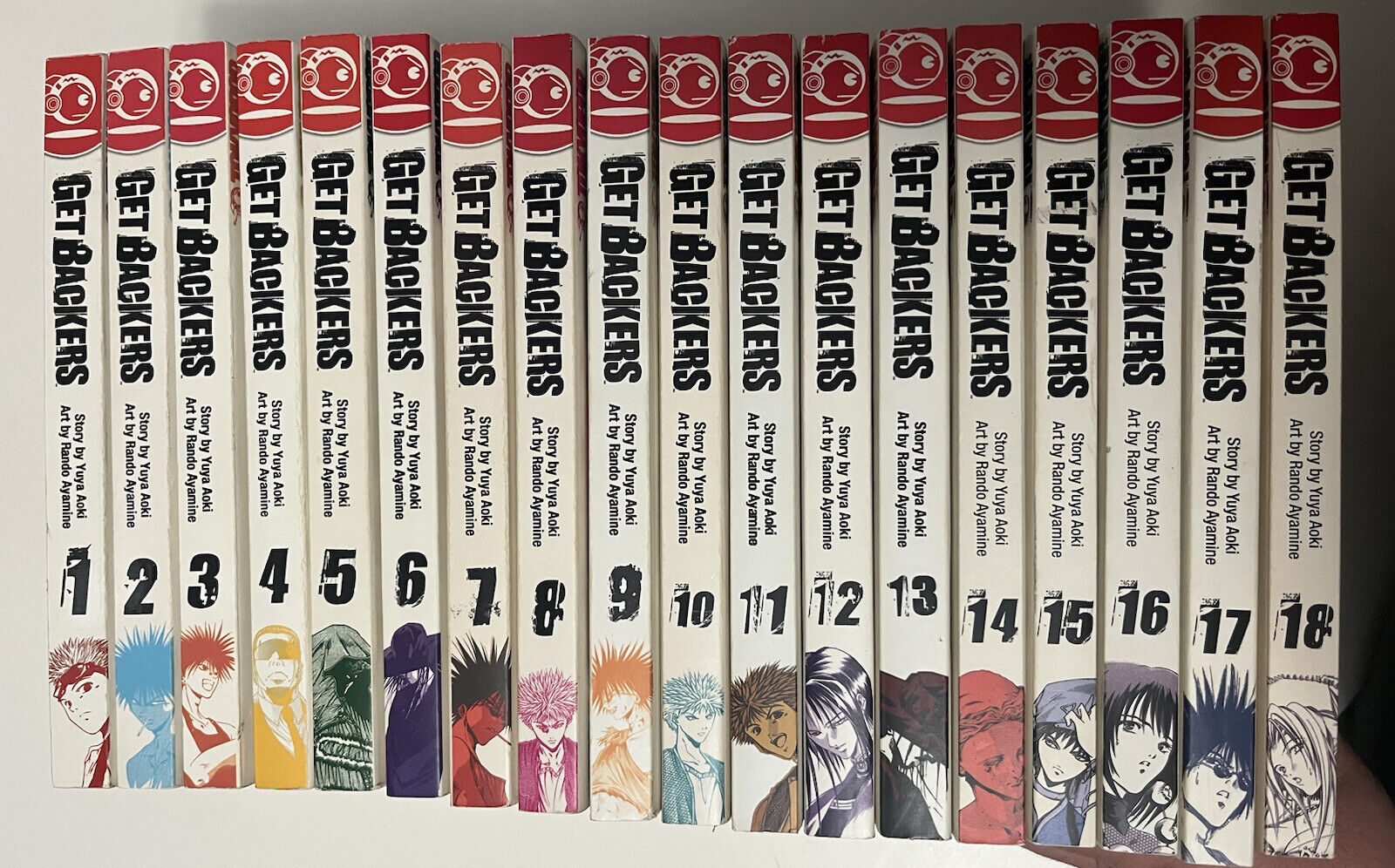 Get Backers Manga Lot Volumes 1 - 18 Lot English Books Yuya Okinawa Rando
