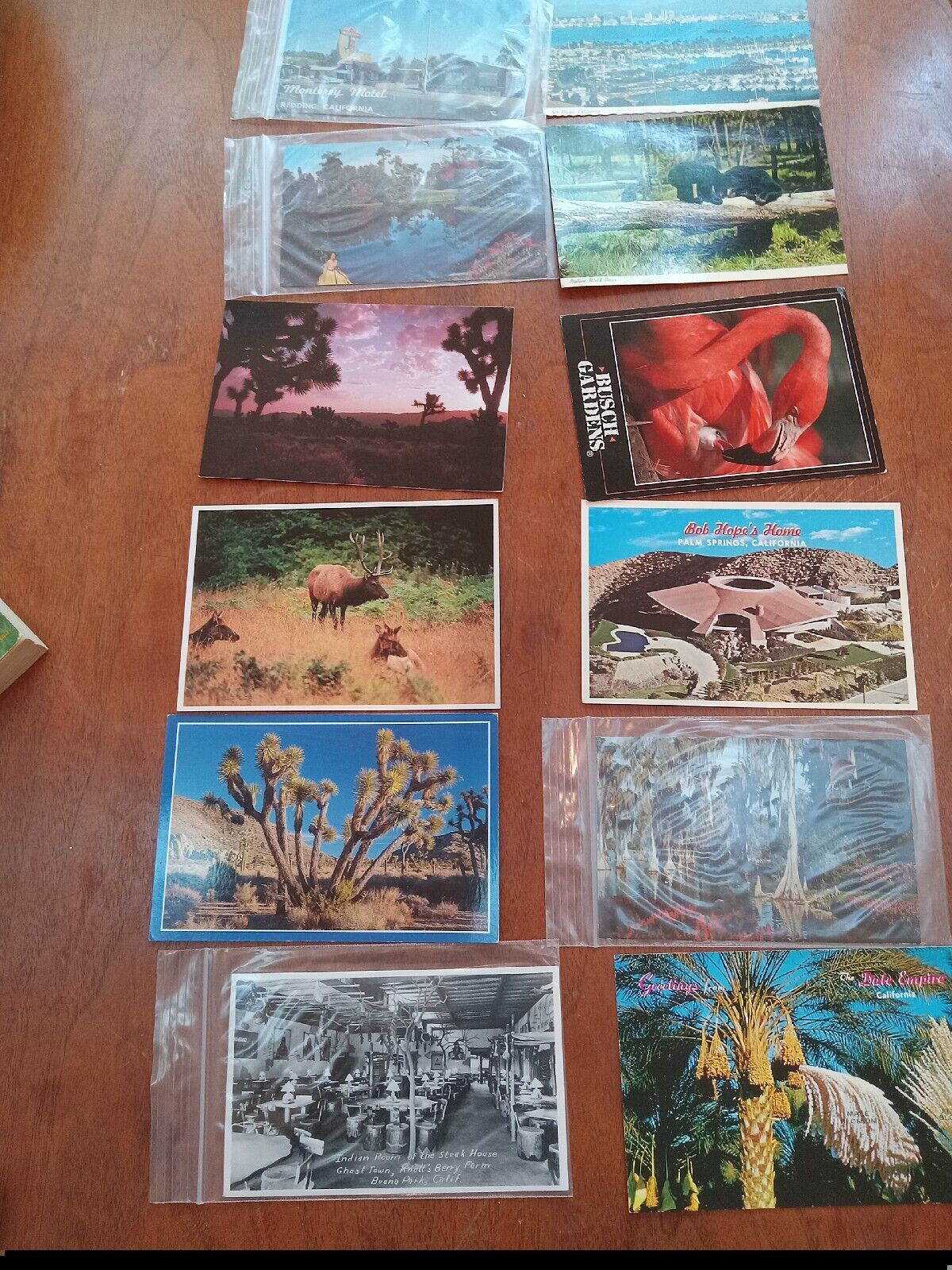 Lot of 22 vintage postcard most from California
