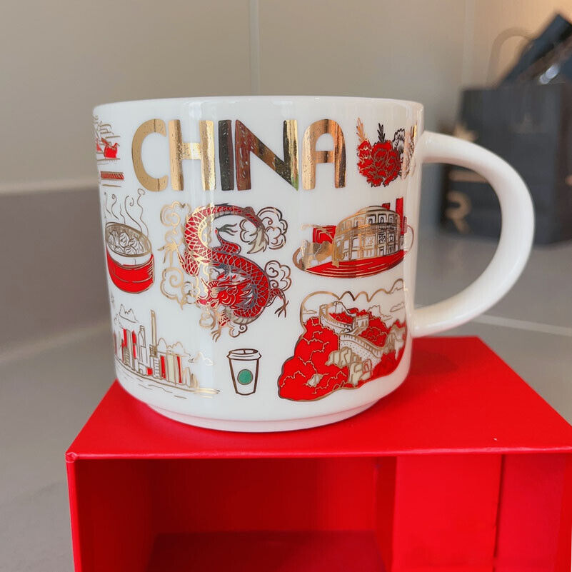 Authentic Starbucks China~2022 Been There Series BTS 14oz Ceramic China City Mug