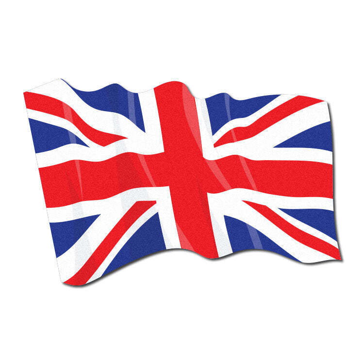 3M Scotchlite Reflective Waving United Kingdom Flag Decal