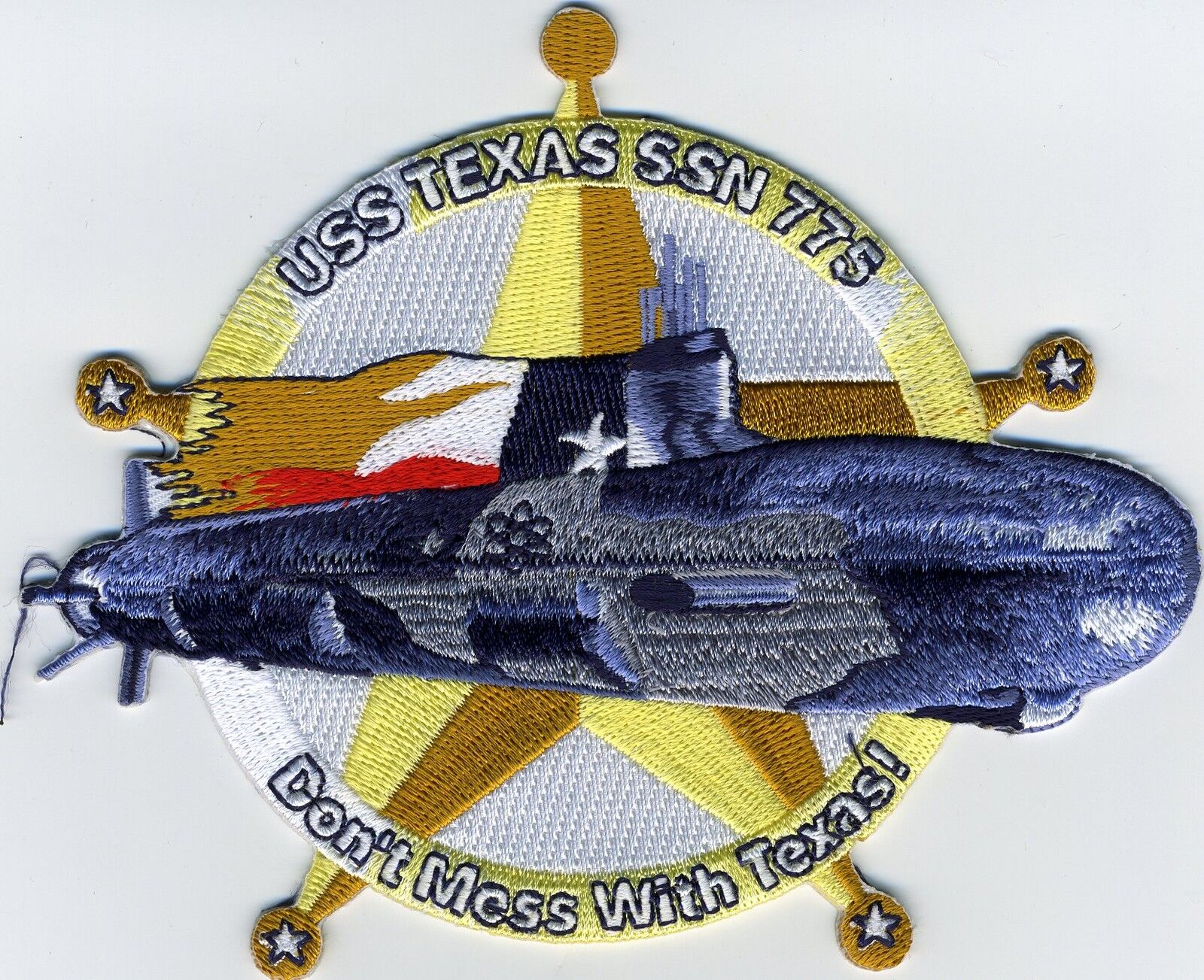 USS Texas SSN 775 - SALE - REDUCED PRICE Submarine Patch - BCP Cat No. c6042