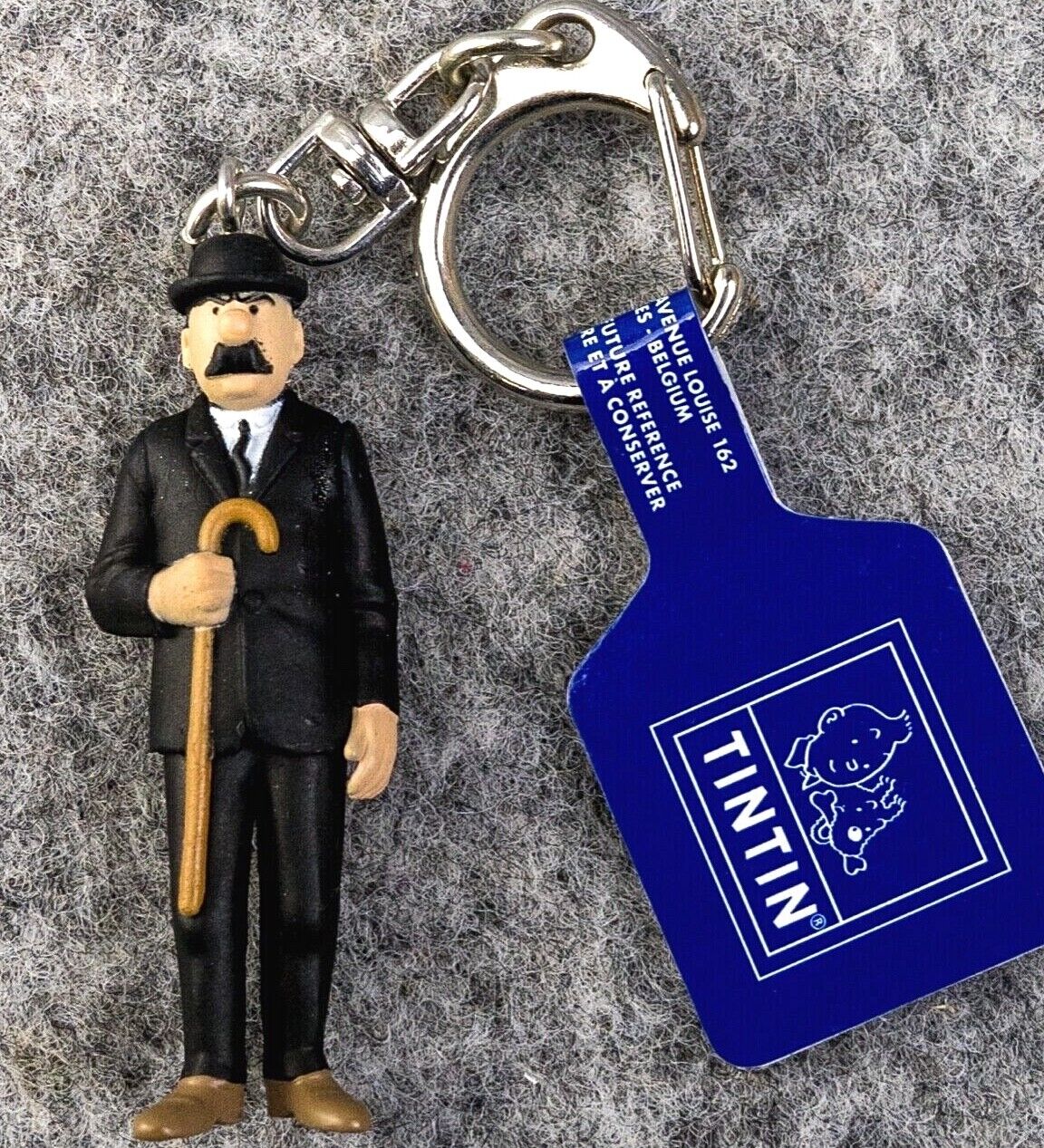 ML Moulinsart Tintin Keyring Figure/Bust Collection 2000's BUY INDIVIDUALLY
