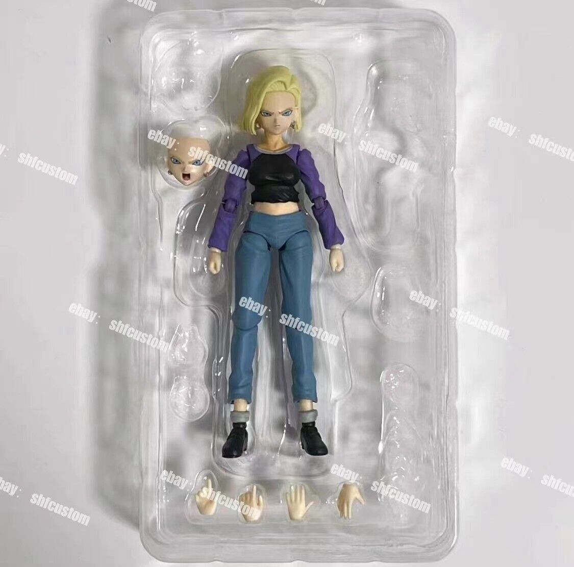 custom  DRAGON BALL z S.H.Figuarts Android 18