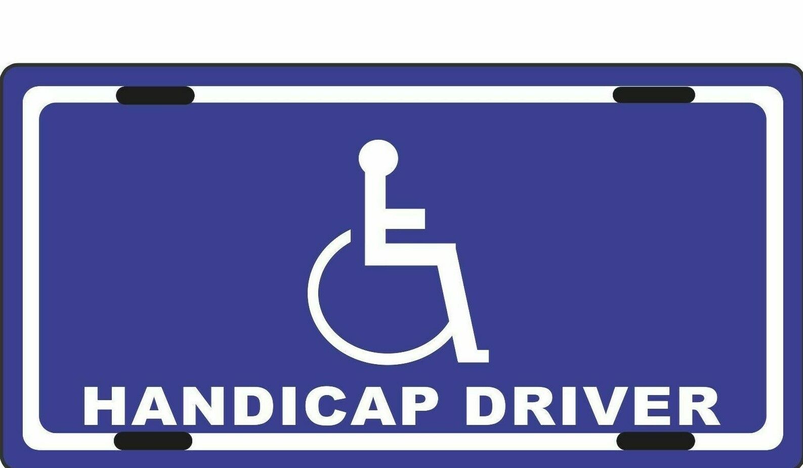 Handicap Driver License Plate,  Car Auto,  Bike, Motorcycle