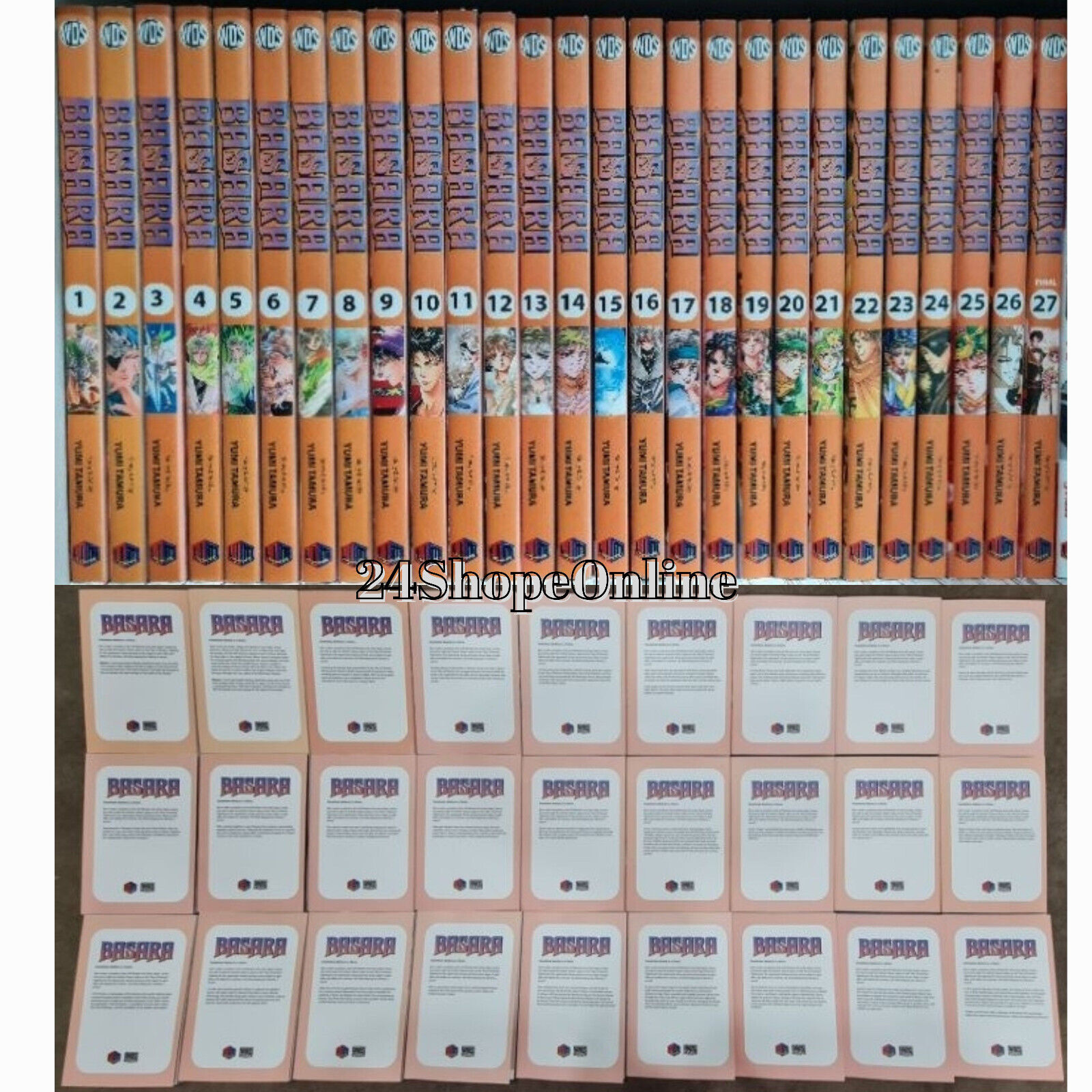 BASARA Manga by Yumi Tamura Volume 1-27 (END) English Version Comic Book Set