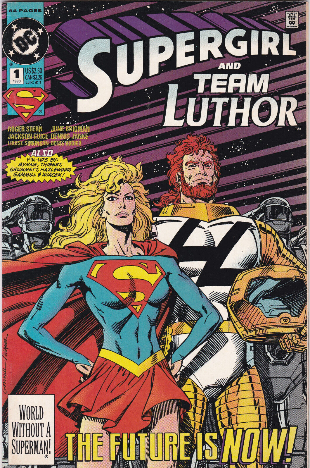 SUPERGIRL AND TEAM LUTHOR #1 DC COMICS 64 Page 1st Print 1993 Superman