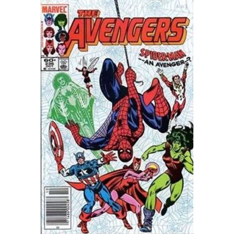 Avengers #236 Newsstand  - 1963 series Marvel comics VF+ [y{