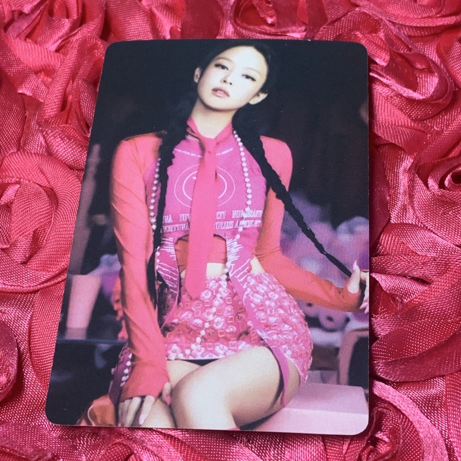 Jennie Blackpink Born Pink Shutdown Edition Photocard, Fan Art Card 2