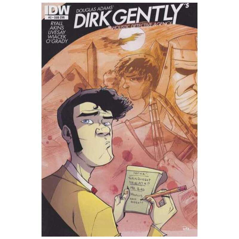 Dirk Gently's Holistic Detective Agency #2 SUB cover IDW comics NM minus [j,