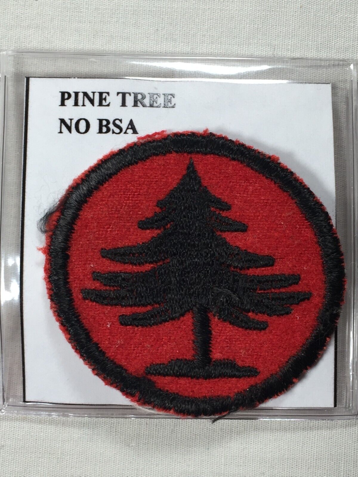 1927 - 1933 Pine Tree Felt No BSA Patrol Emblem Patch BSA Medal