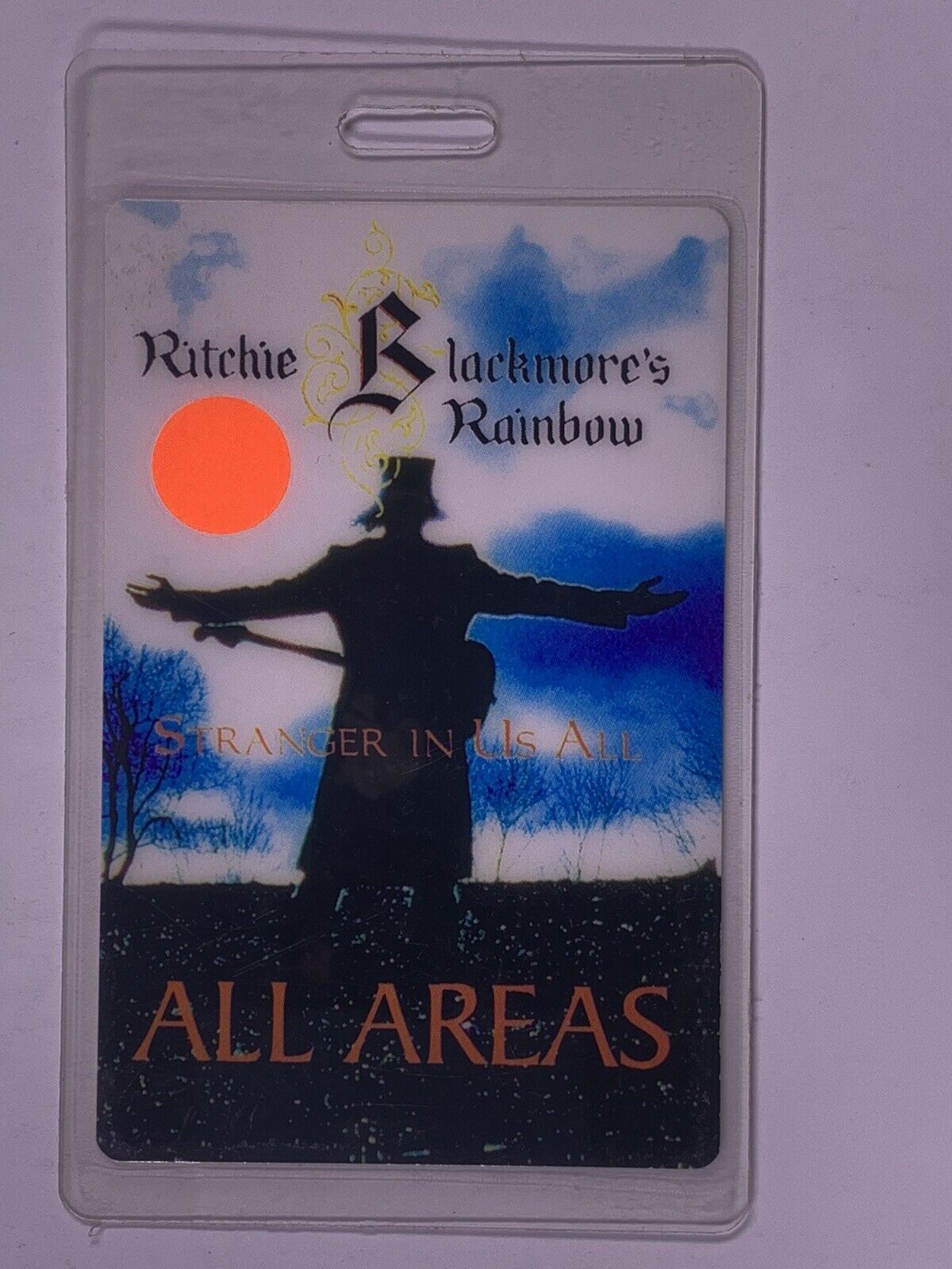 Ritchie Blackmore Pass Deep Purple Rainbow All Area Stranger In Us All Tour 1995