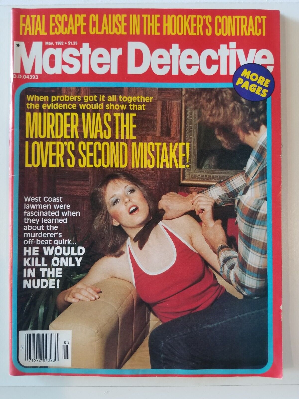 Master Detective Magazine MAY 1982 Vol 104 #2 Nude Killer True Crime Pulp Smut 