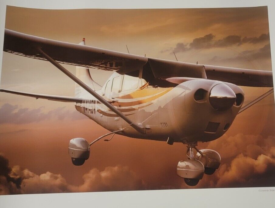 Vintage Cessna Stationair Poster From 1998 