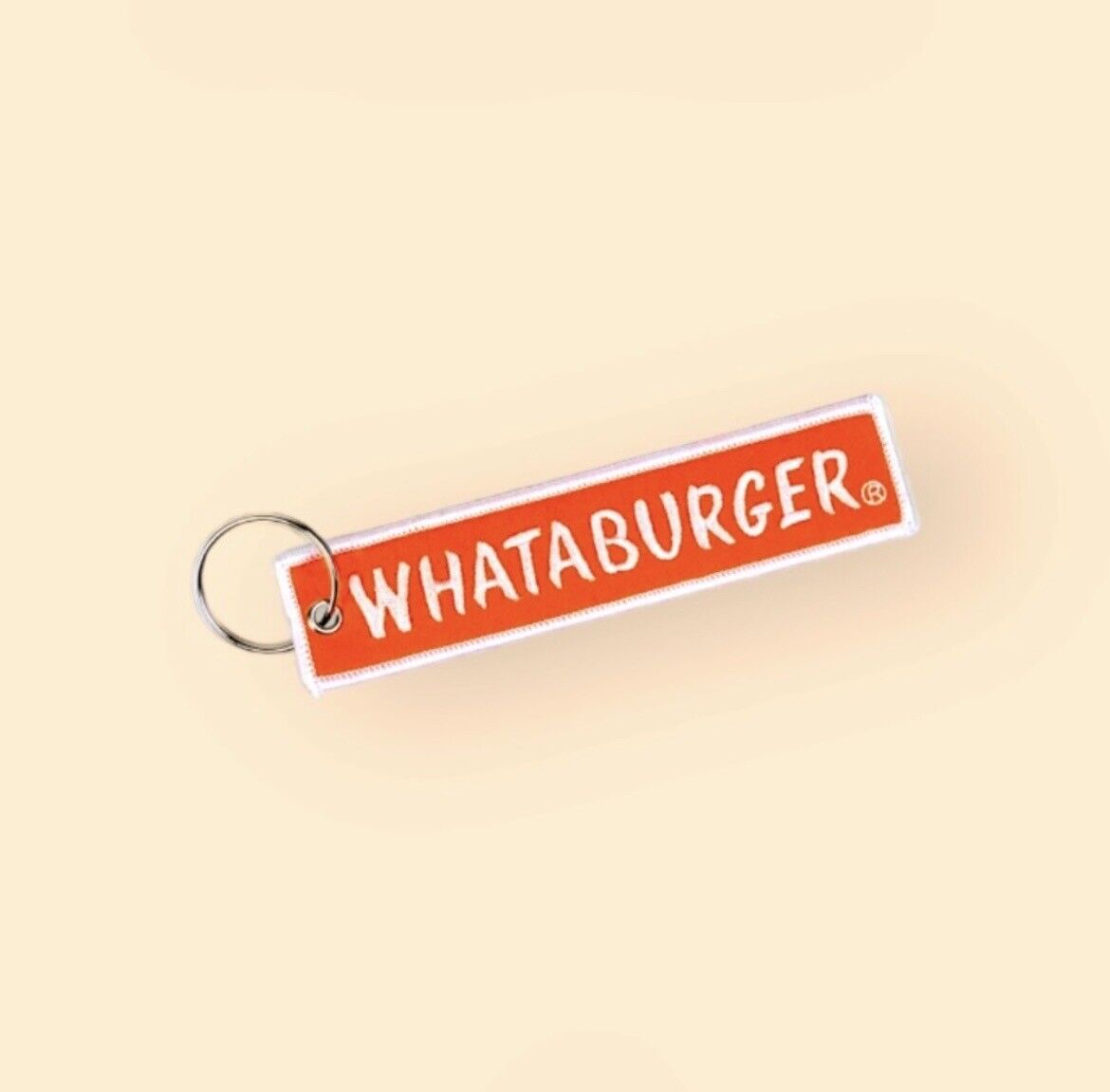 Howdy Texas WHATABURGER keychain Fun Gift Unique Collectible For Backpack New