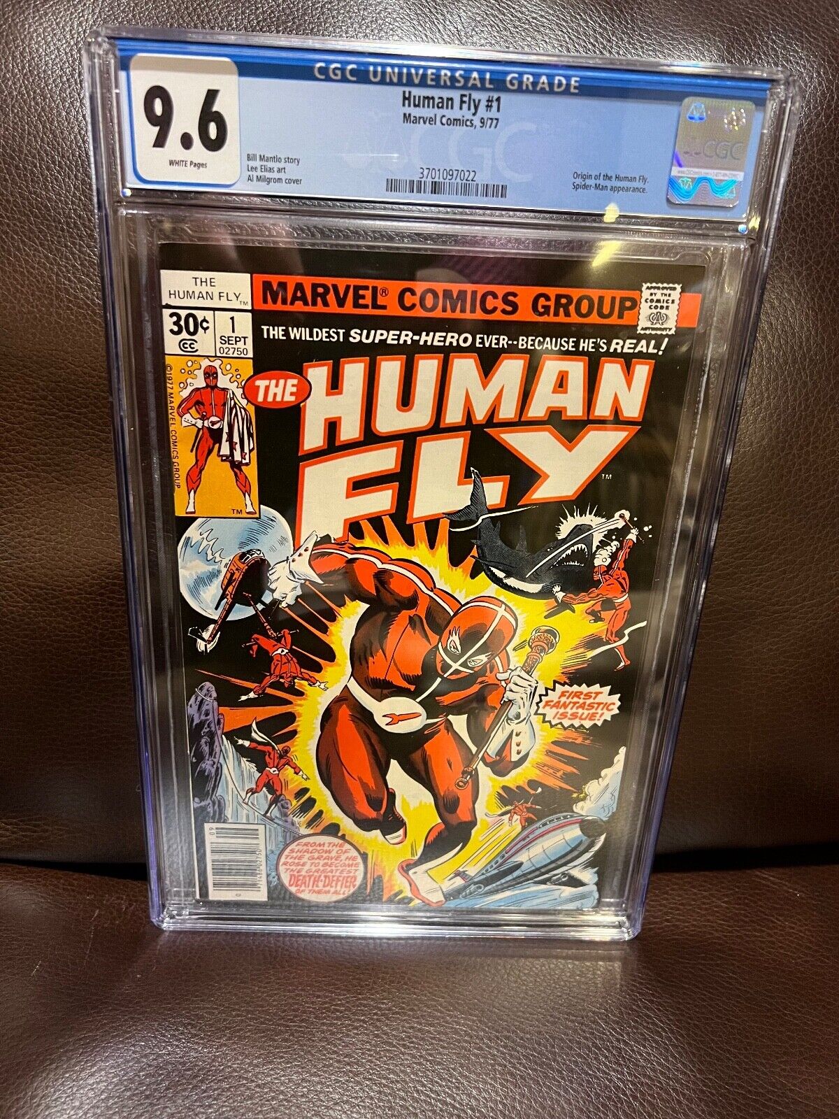 Human Fly #1 CGC 9.6 Bronze Age 1977  White Pages - HUGE SALE LOOK IN STORE