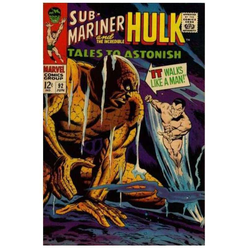 Tales to Astonish (1959 series) #92 in Fine minus condition. Marvel comics [q~