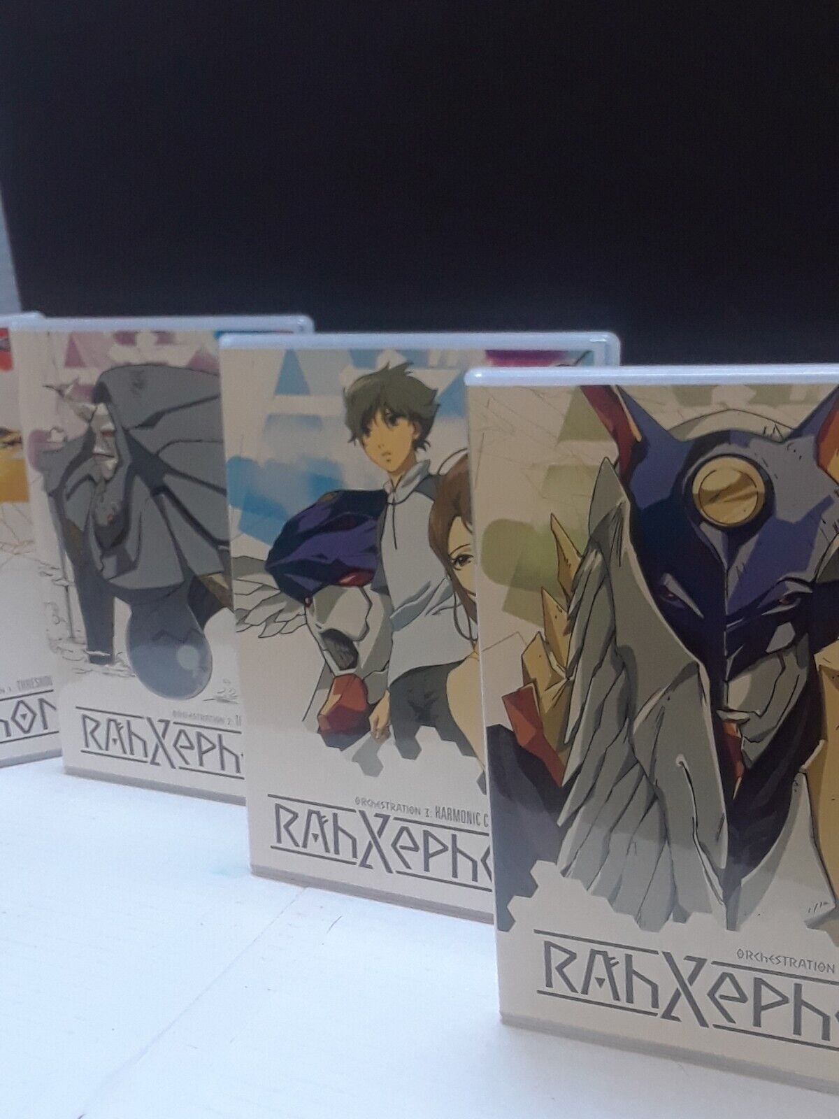 RahXephon 4 DVD Lot  1, 2 ,3, and 7 Mecha Manga Anime  preowned no booklet