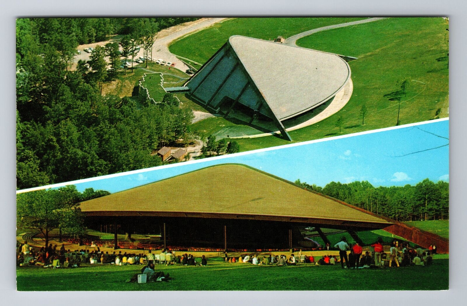 Cleveland OH-Ohio, Blossom Music Center, Antique Vintage Souvenir Postcard