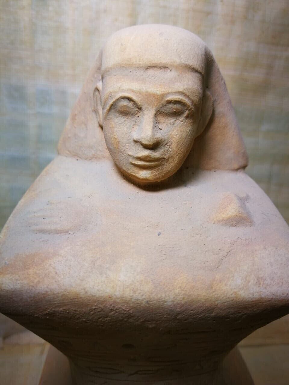 Rare Ancient Egyptian Antiquities Egyptian Statue of Seated Scribe Egyptian BC