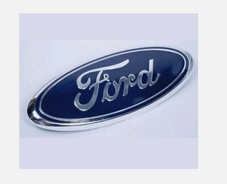 9 inch x 3.54 inch Blue Front Grille Oval Badge For Ford F-150 Edge Explorer