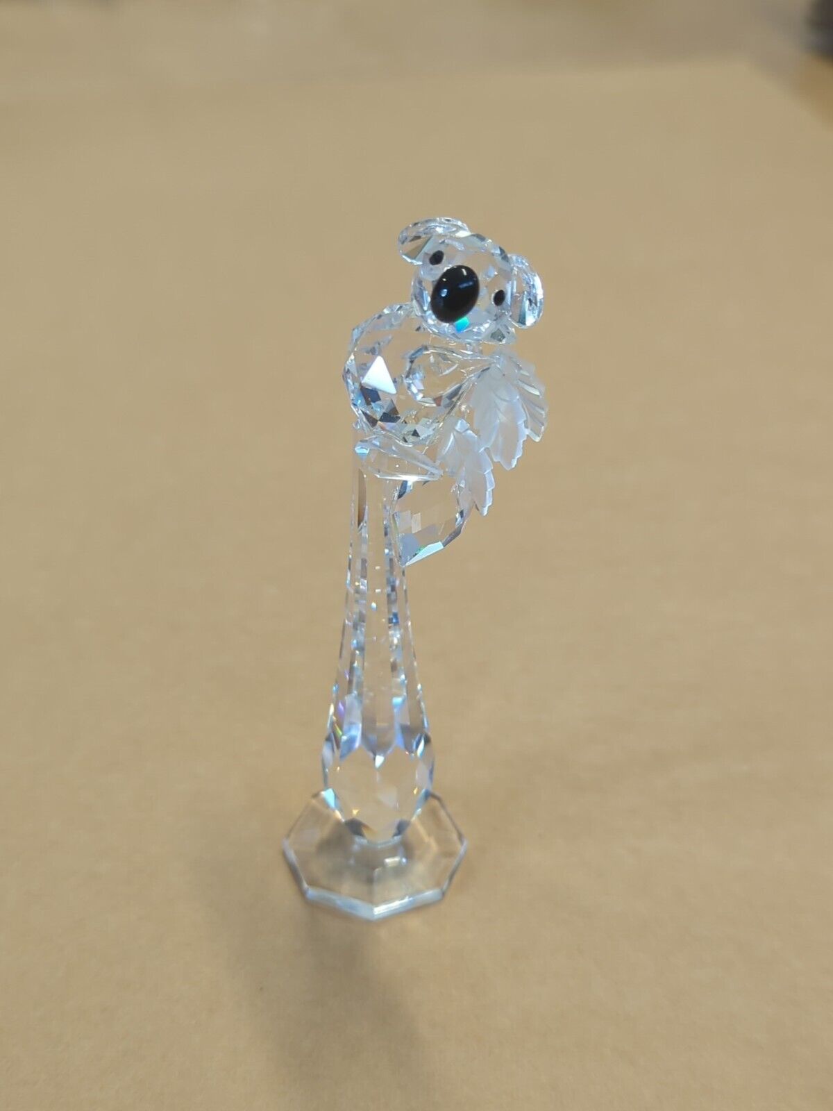 Swarovski Crystal ? Koala Bear  in Tree Figurine Vintage RARE SC 18