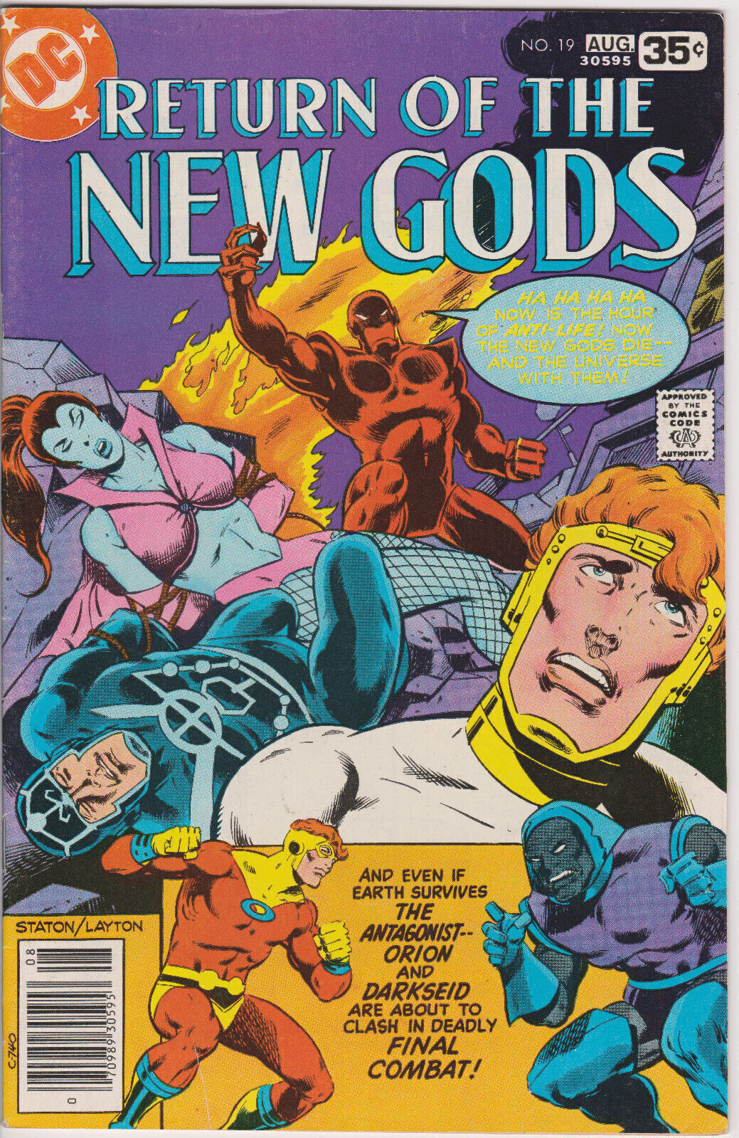 New Gods #19 Vol. 1 (1971-1978) DC Comics, Newsstand