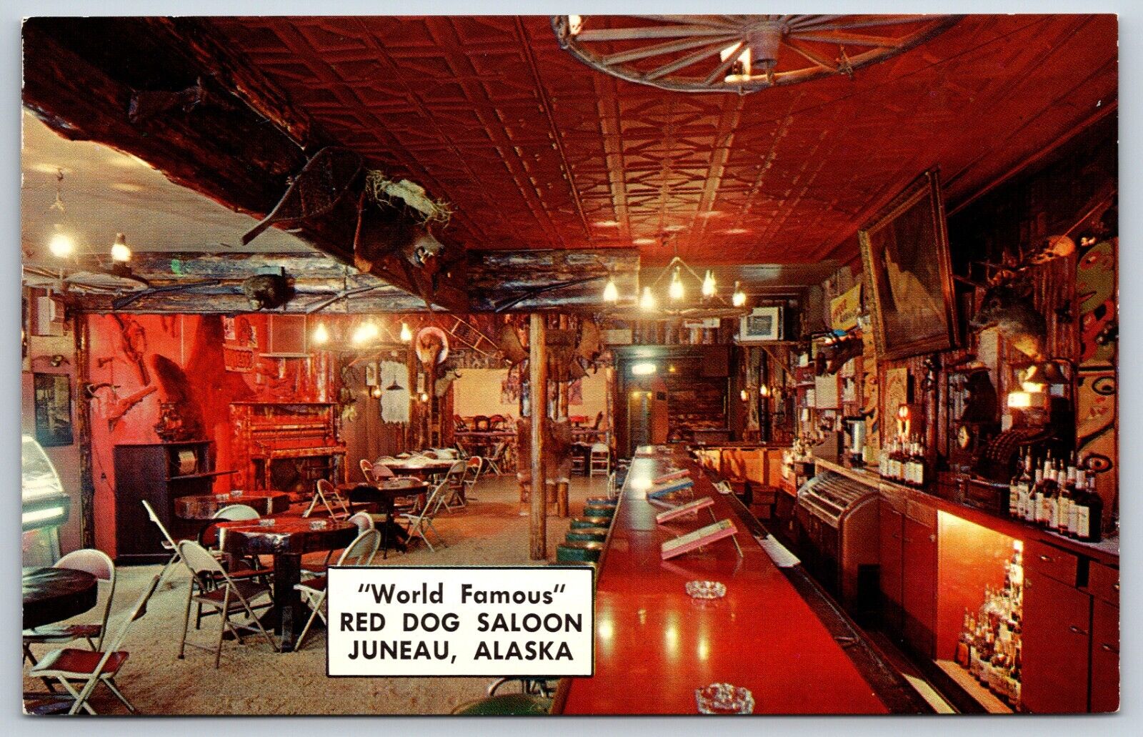 Postcard World Famous Red Dog Saloon, Juneau Alaska Unposted