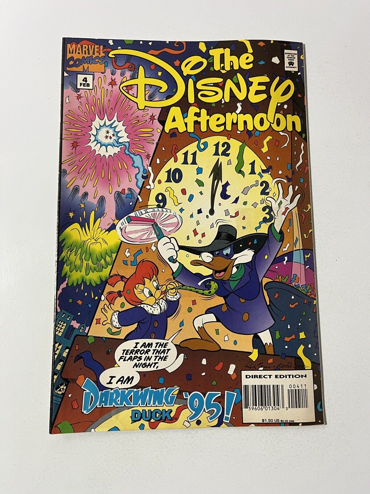 Disney Afternoon featuring Darkwing Duck #4 Marvel Comics 1994