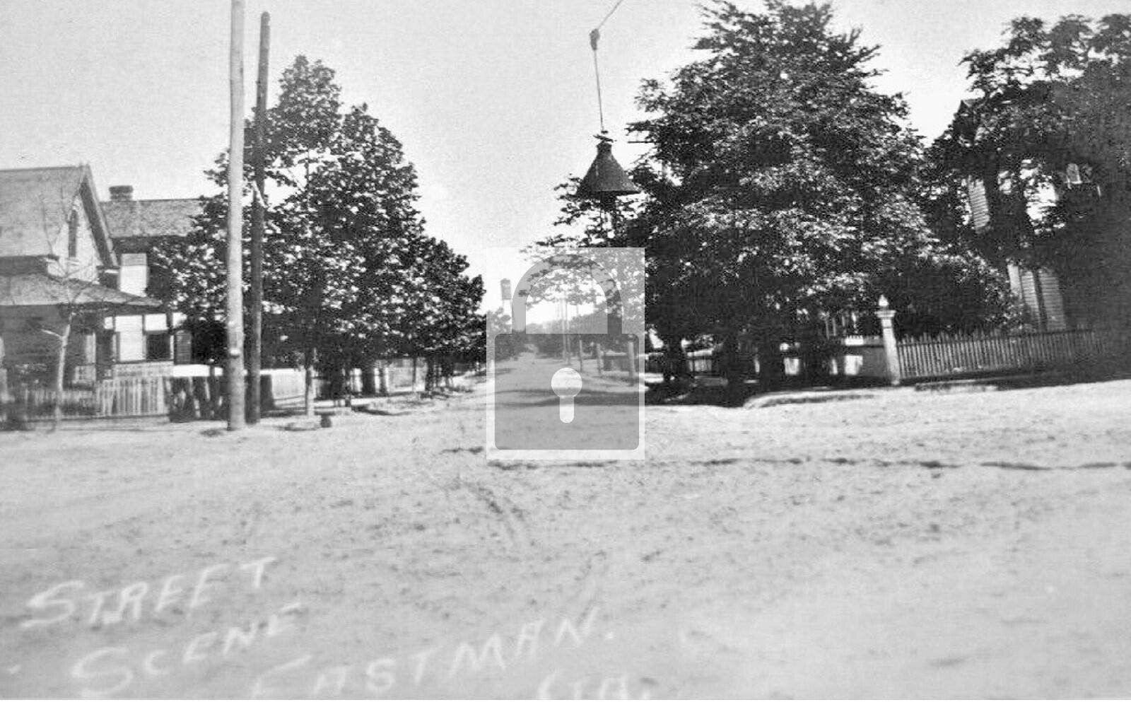 Street View Eastman Georgia GA Reprint Postcard