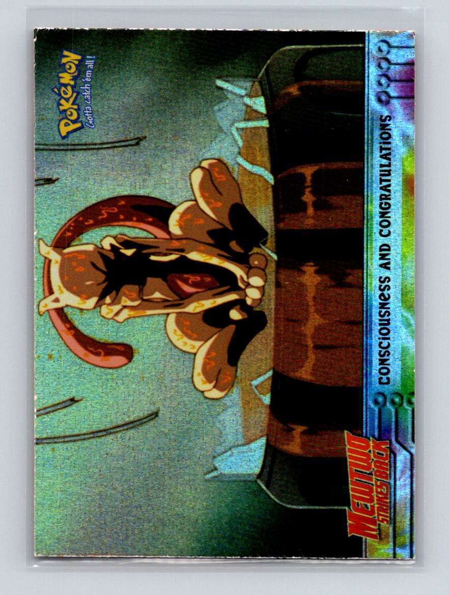 Consciousness & Congratulations #3 Topps Pokemon the First Movie Foil 1st Print